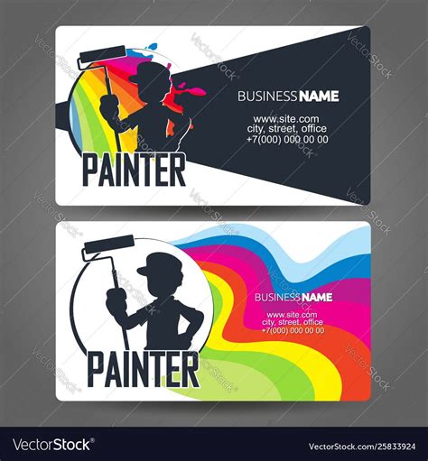 House Painter Business Card Concept Download A Free Preview Or High