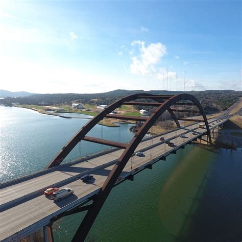 360 Pennybacker Bridge Drone Photography