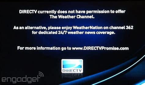 DirecTV drops The Weather Channel, accuses it of loading up on reality