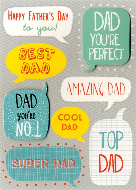 Happy Fathers Day Card Best Dad Embellished Hand Finished Card Cards