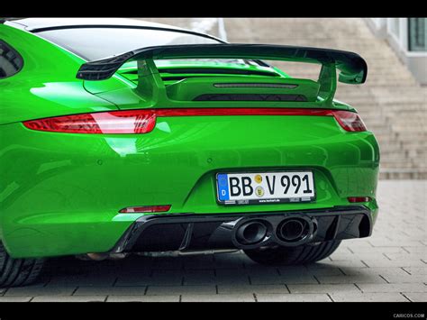 2013 Techart Porsche 911 Carrera 4s Emerald Green Spoiler Caricos