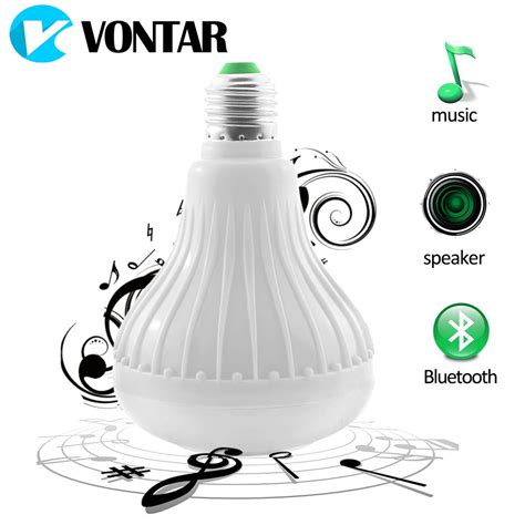 Buy Vontar E27 B22 Rgb Led Bulb Bluetooth Speaker For
