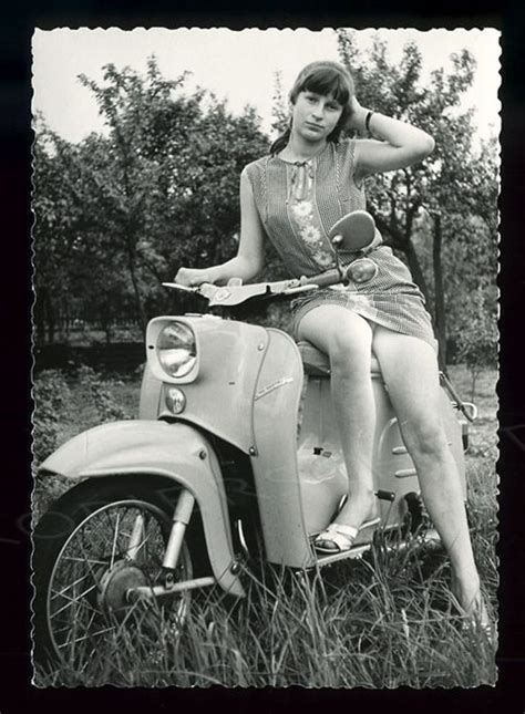 Cool Pics Of 1960s Schwalbe Scooter Girl ~ Vintage Everyday Scooter