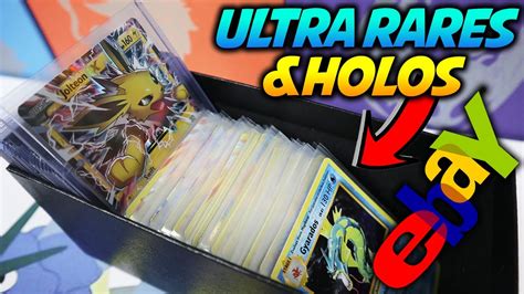 This is the perfect way to peruse a library of cards and purchase just question. HUGE HOLO & ULTRA RARE EBAY POKEMON CARD LOT! - YouTube