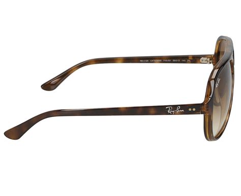 Ray Ban Mens Cats 5000 Classic Rb4125 Sunglasses Tortoiselight