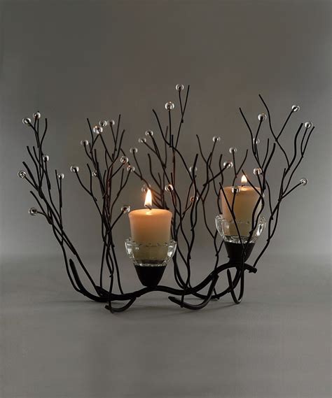 Metal Twig Candleholder Zulily Candle Centerpieces Tea Light Candles