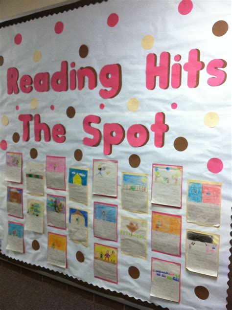 Our First Grade Bulletin Board For February Literacy Month Reading