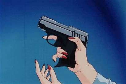 Gun Anime Aesthetic Gifs Flows Bad Guns