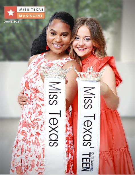 Jun 2021 Miss Texas Magazine By Miss Texas Org Issuu