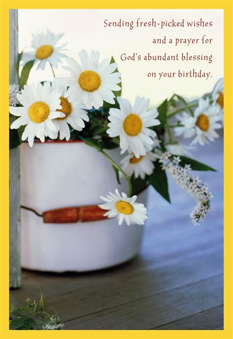 Bucket Of Daisies Religious Birthday Card Greeting Cards Hallmark