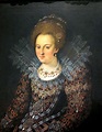 Portrait de Barbara Sophie de Brandebourg, duchesse de Wurtemberg, 1618 ...