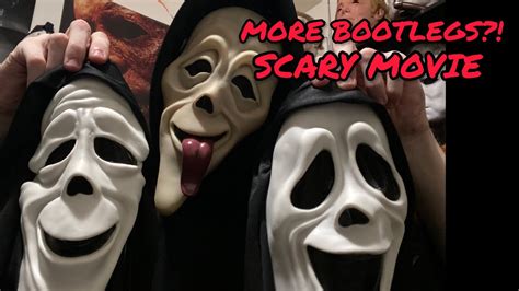 Scary Movie Bootleg Ghostface Masks Unboxing Youtube