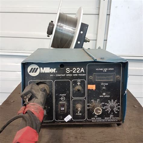 Used Miller S 22a 24v Constant Speed Wire Feeder Coast Machinery Group