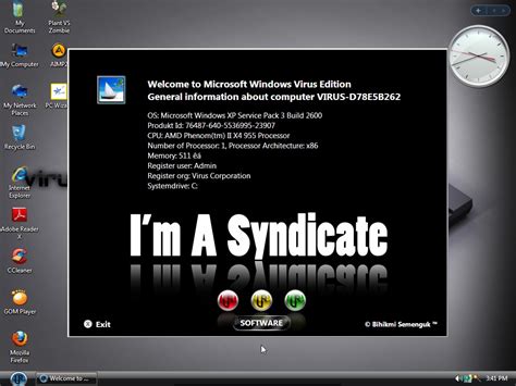 Released Windows Xp Sp3 Virus Edition 2012 ~ Virus Online