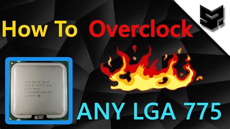 Hindi How To Overclock Any Lga 775 Processor Without Bios Support