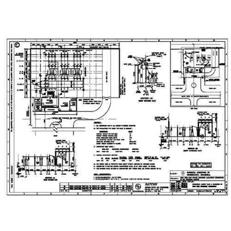 Electrical Layout Plan And Elevation 33kv Substation In New Town