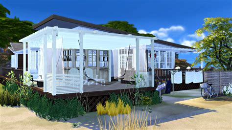 Sims 4 Ccs The Best Beach House By Blackmojitos
