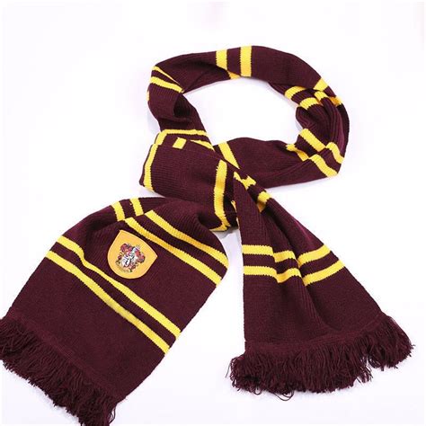 Costume Harry Potter Gryffindor House Cosplay Scarves Shawl Knit Wool