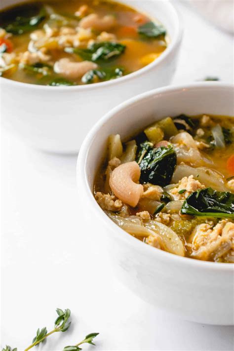 Hearty Ground Turkey Soup With Vegetables Paleo Heal Me Delicious