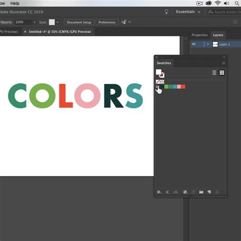 Illustrator Color Palette
