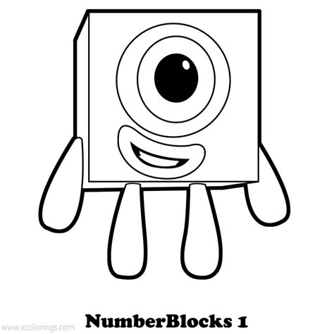 Numberblocks Coloring Pages Printable Kids Colouring Sheets Printables