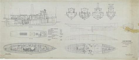 Ship Plans In The Cartographic Research Room At College Park Md