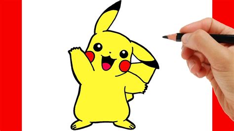 How To Draw Pikachu Easy Step By Step Easy Drawings Dibujos Faciles