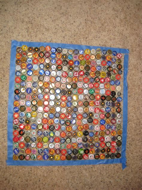 Good luck on your project! Everything Helvatica: Bottle Cap Table Top