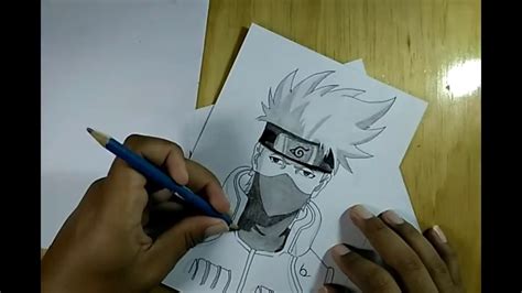 Gambar Naruto Character Speed Drawing Kakashi Anime Manga Pencil Gambar