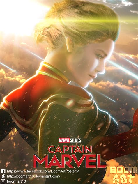 Basically i will be posting the most recent video's cool posters and fan art created by me! Marvel's Captain Marvel Poster by BoomArt16 on DeviantArt