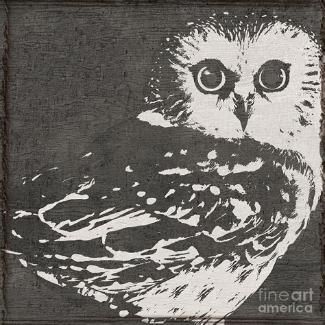 Baby Owl Painting By Mindy Sommers Fine Art America