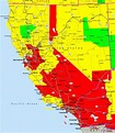 Current California Air Quality Map – Map Of Usa District - Air Quality ...