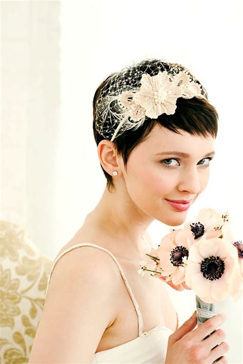 23 Perfect Short Hairstyles For Weddings Bride Hairstyle Designs