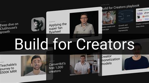 Build For Creators Build For Creators
