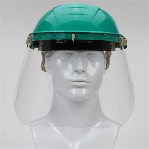 Safety Helmet With Visor And Chin Guard