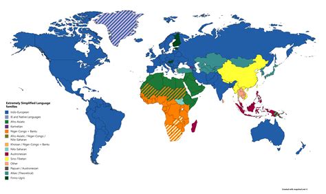 Language Families Of The World Map Raton Florida Map