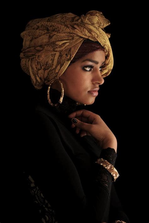 Gorgeous Turban African Beauty African Fashion Mode Hipster Ethno Style Bohemian Style