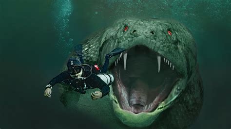 10 Deep Sea Creatures Scarier Than The Megalodon Youtube