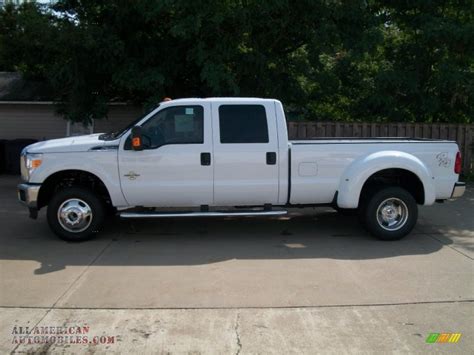 2012 Ford F350 Super Duty Xlt Crew Cab 4x4 Dually In Oxford White Photo