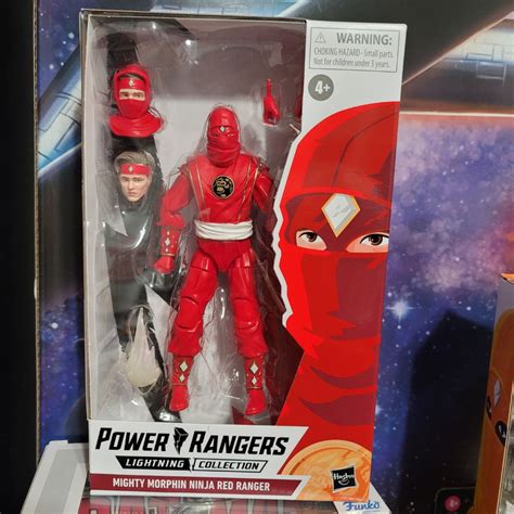 RED NINJETTI Mighty Morphin Power Rangers Lightning Collection Hobbies