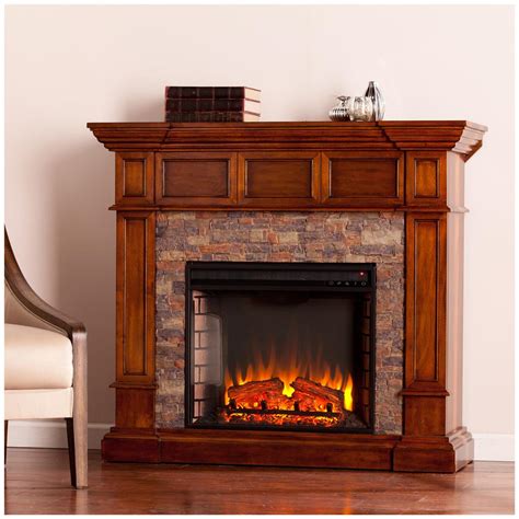 4.9 out of 5 stars, based on 17 reviews. Southern Enterprises Merrimack Electric Fireplace, Buckeye ...