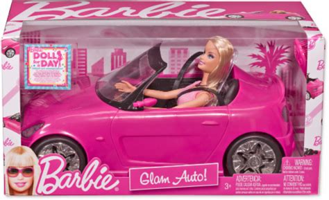 Mattel Barbie® Doll And Glam Convertible 1 Ct Fred Meyer