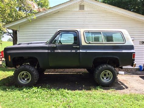 1979 Chevrolet Blazer Suv Black 4wd Manual Cheyenne For Sale