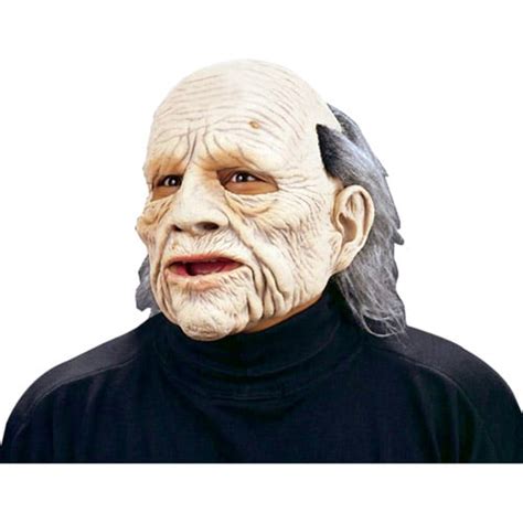 Old Man Grandpa Latex Wrinkled Face Bad Teeth Bum Mask Costume Mr131134