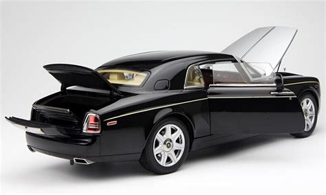 118 Kyosho Rolls Royce Phantom Coupe Diamond Black Diecast Car Model
