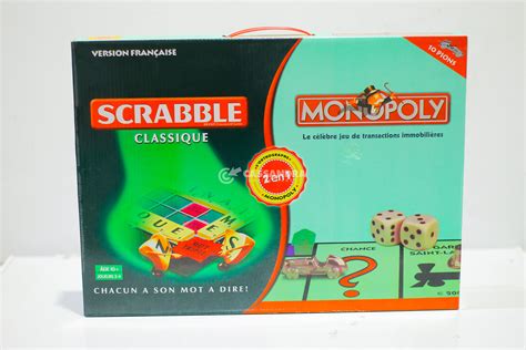 Monopoly Scrabble Classique 10 Pions 2 En 1 Cassandra Online Market