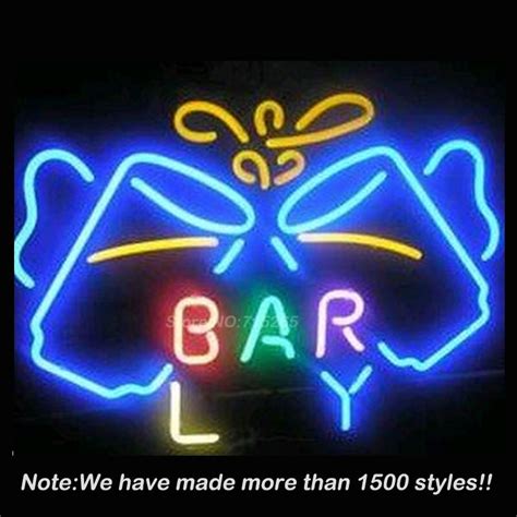 Beer Bar Cup Handcrafted Neon Sign Neon Bulbs Store Display Real Glass