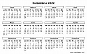 Calendario 2022