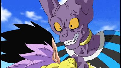 This is similar to how beerus destroys zamasu in the manga, albeit on a lesser scale and performed in a different manner though the results are pretty much the same. Beerus GIFs - Find & Share on GIPHY