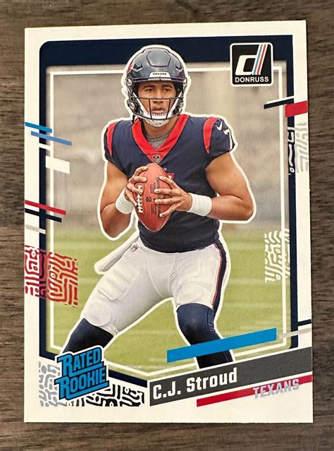 6 Cj Stroud 2023 Panini Donruss Rated Rookie Mint Perfect Card 339 Ebay